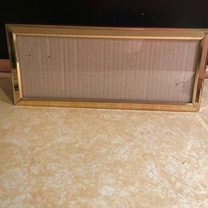 Gold picture frame